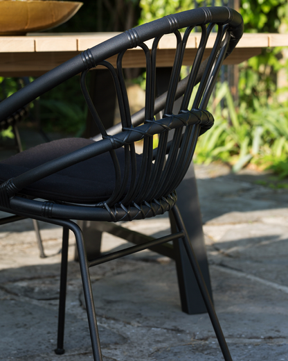 Roxanne Rattan Dining Chair Available in 2 Colors - Camel - Vincent Sheppard - Playoffside.com